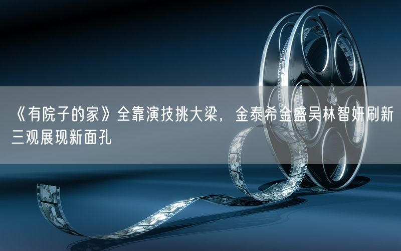 《有院子的家》全靠演技挑大梁，金泰希金盛吴林智妍刷新三观展现新面孔